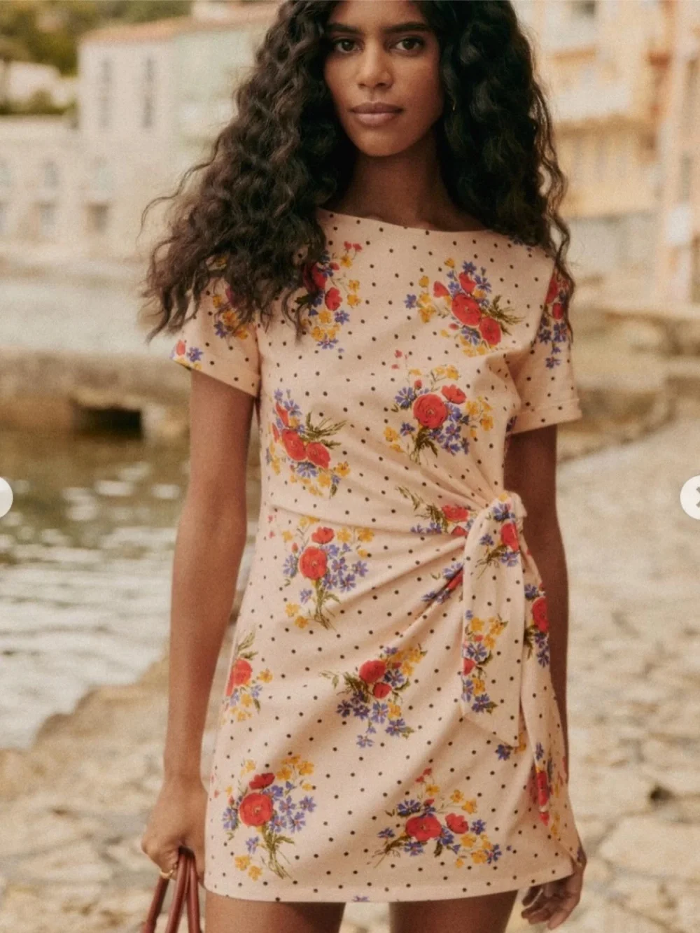 cream dress with red flowers Anthropologie Let Me Be Dress Ruffle Maxi Tiered in Cream Red Floral